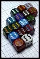 Dice : Dice - 6D Pipped - Chessex Group Speckle with Pips - POD Aug 2015